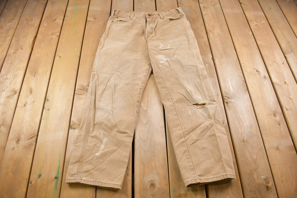 Vintage 1990's Dickies Painter Pants 33 x 30  American Vintage  Work Pants  Distressed Vintage  Streetwear Fashion  Vintage Pants
