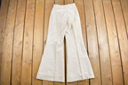 Vintage 1970s Girl Talk Plaid Bell Bottom Trousers Size 25 x 30
