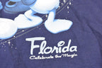 Vintage 1990s Mickey Mouse Florida Celebrate The Magic Disney T-Shirt Men's S