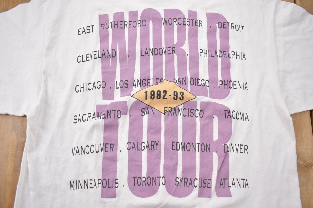 Vintage 1992 Bruce Springsteen World Tour T-shirt