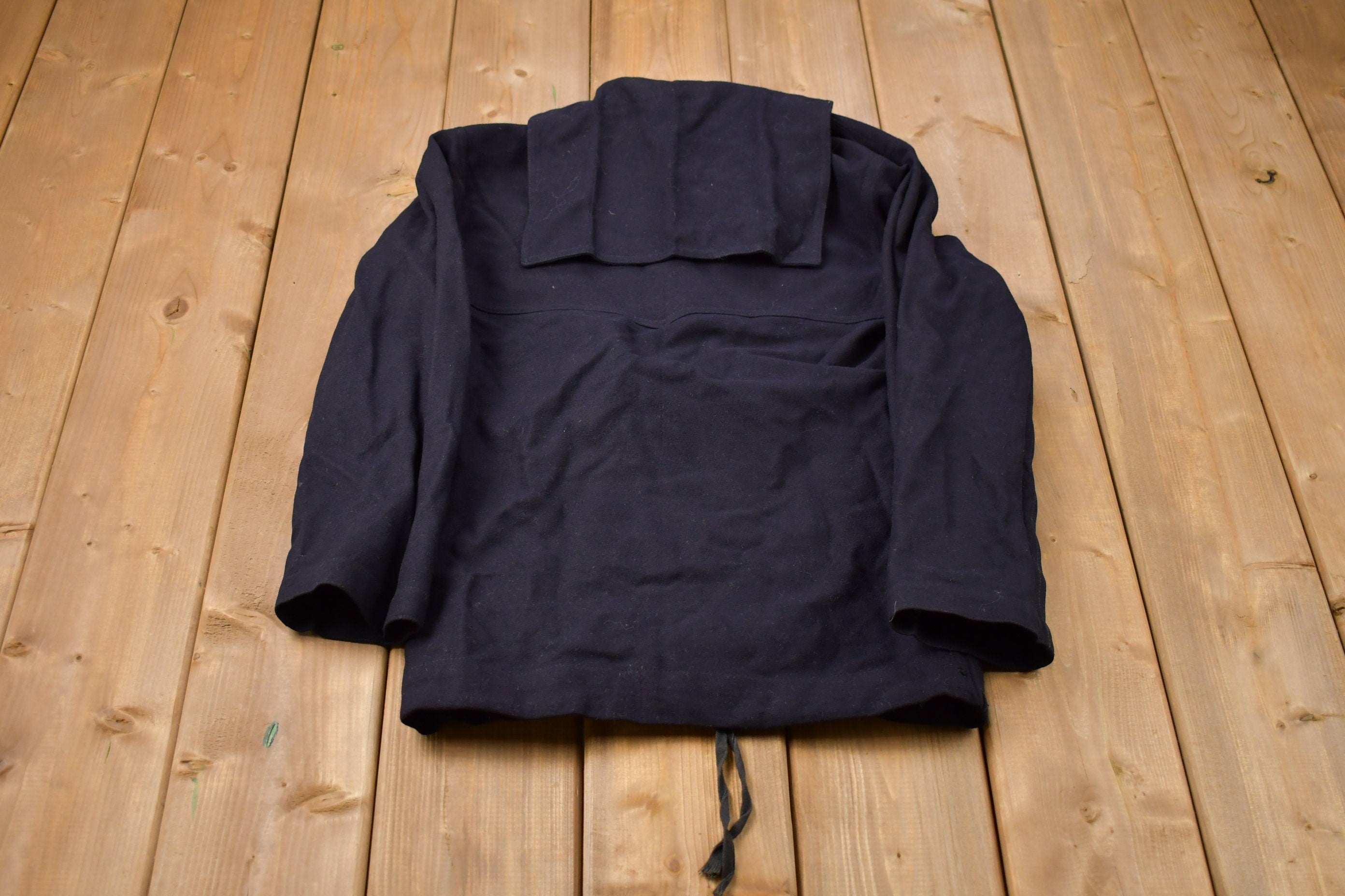 Vintage 1940s WWll Naval Clothing Factory Wool Sweater