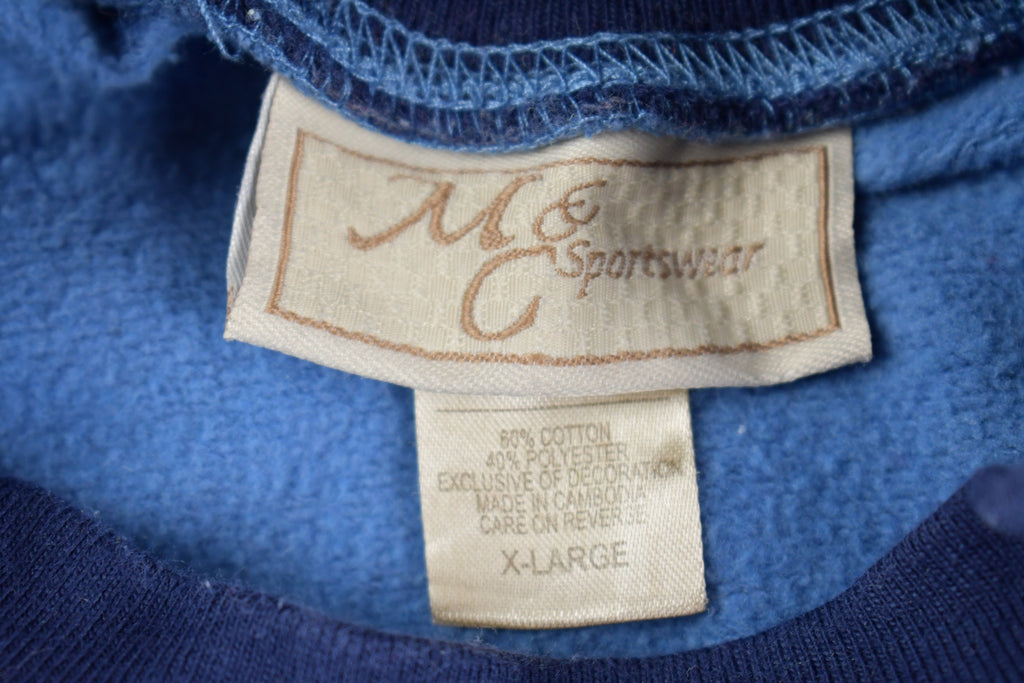Vintage 1990 Cats Are Family Too Embroidered Crewneck Sweatshirt