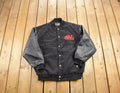 Vintage 1990s Mac Tools Leather Varsity Jacket