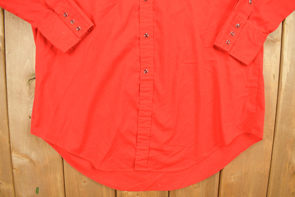 Vintage 1990s Rock Creek Ranch Wester Button Up Shirt