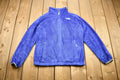 Vintage 1990s The North Face Full Zip Fuzzy Pile Fleece Sweater