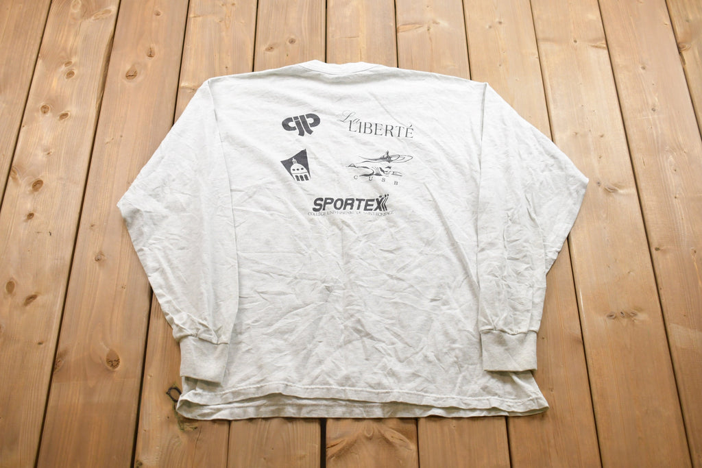 Vintage 1990s Recycling Long Sleeve Shirt
