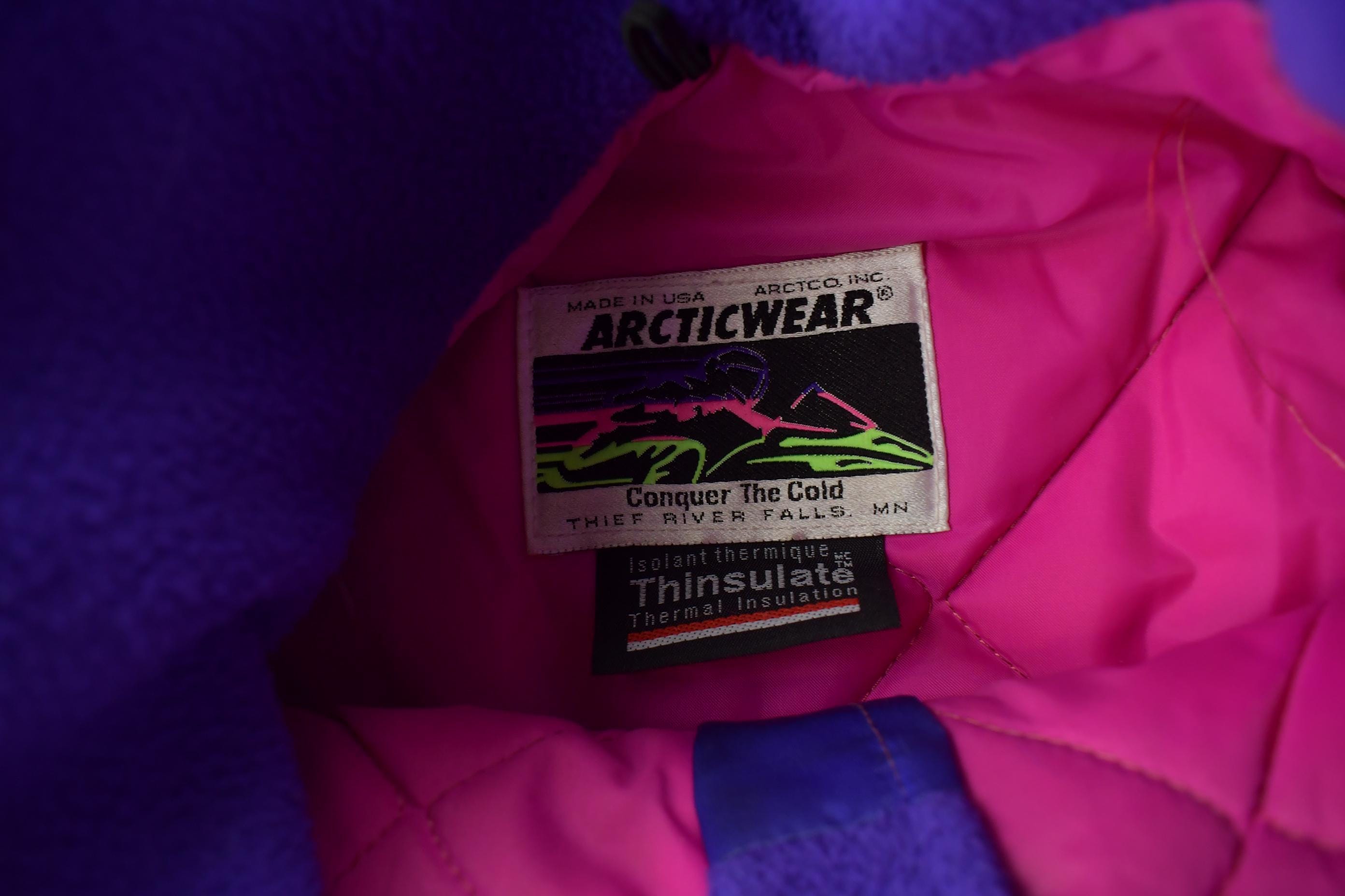 Vintage 1990s Arctic Cat Snowmobile Racing Jacket