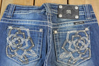 Vintage Y2K Miss Me Bedazzled Low Rise Jeans Size 26x31