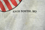 Vintage 1990s Stealth Bomber Knob Noster American Flag Crewneck Sweatshirt