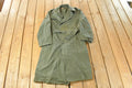 Vintage 1970s Military Overcoat Trench Jacket Men's Medium