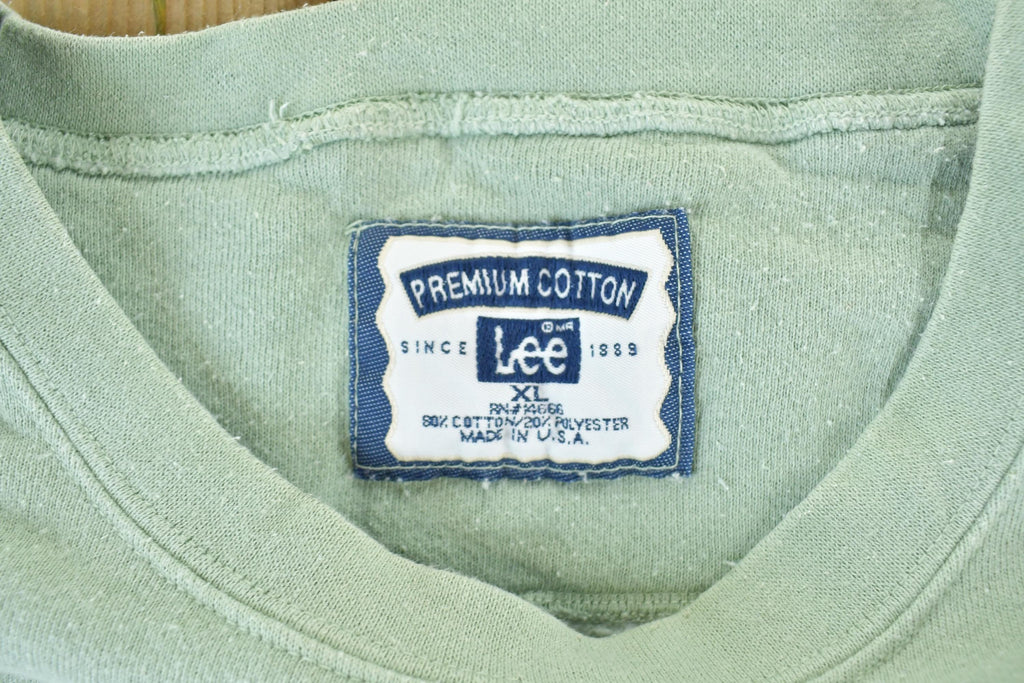 Vintage 1990s Celebration Lee Premium Cotton Crewneck Sweatshirt Made In USA