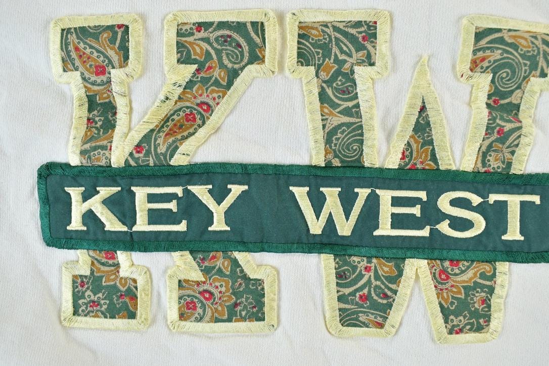 Vintage 1990s Key West Florida Crewneck Sweatshirt Made In USA