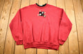 Vintage 1990s Embroidered Bird Mock Neck Sweater