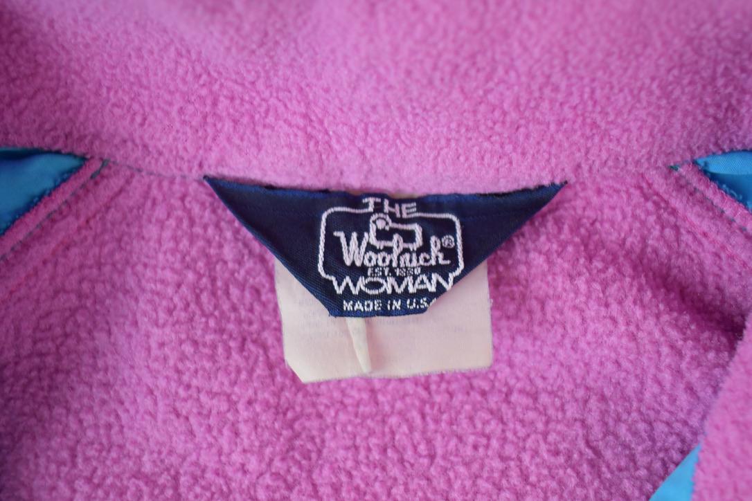 Vintage 1990s The Woolrich Woman Fleece Quarter Zip Sigmet Gear Sweater  Outdoorsman  90s Sweater  Streetwear  Hiking  Fleece Zip up