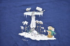 Vintage 1990s Endless Designs Winter Graphic Crewneck Sweatshirt