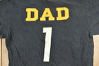 Vintage 1990s Pittsburgh Steelers #1 Dad NFL Graphic T-Shirt