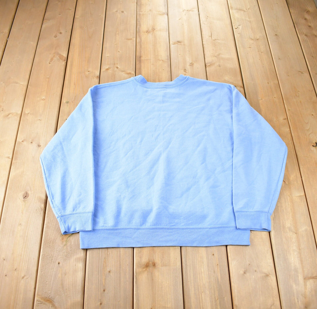 Vintage 1990s Angel On My Shoulder Embroidered Crewneck Sweatshirt