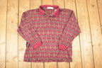 Vintage 1990s John Ashford Quarter Button Up Shirt Men's M