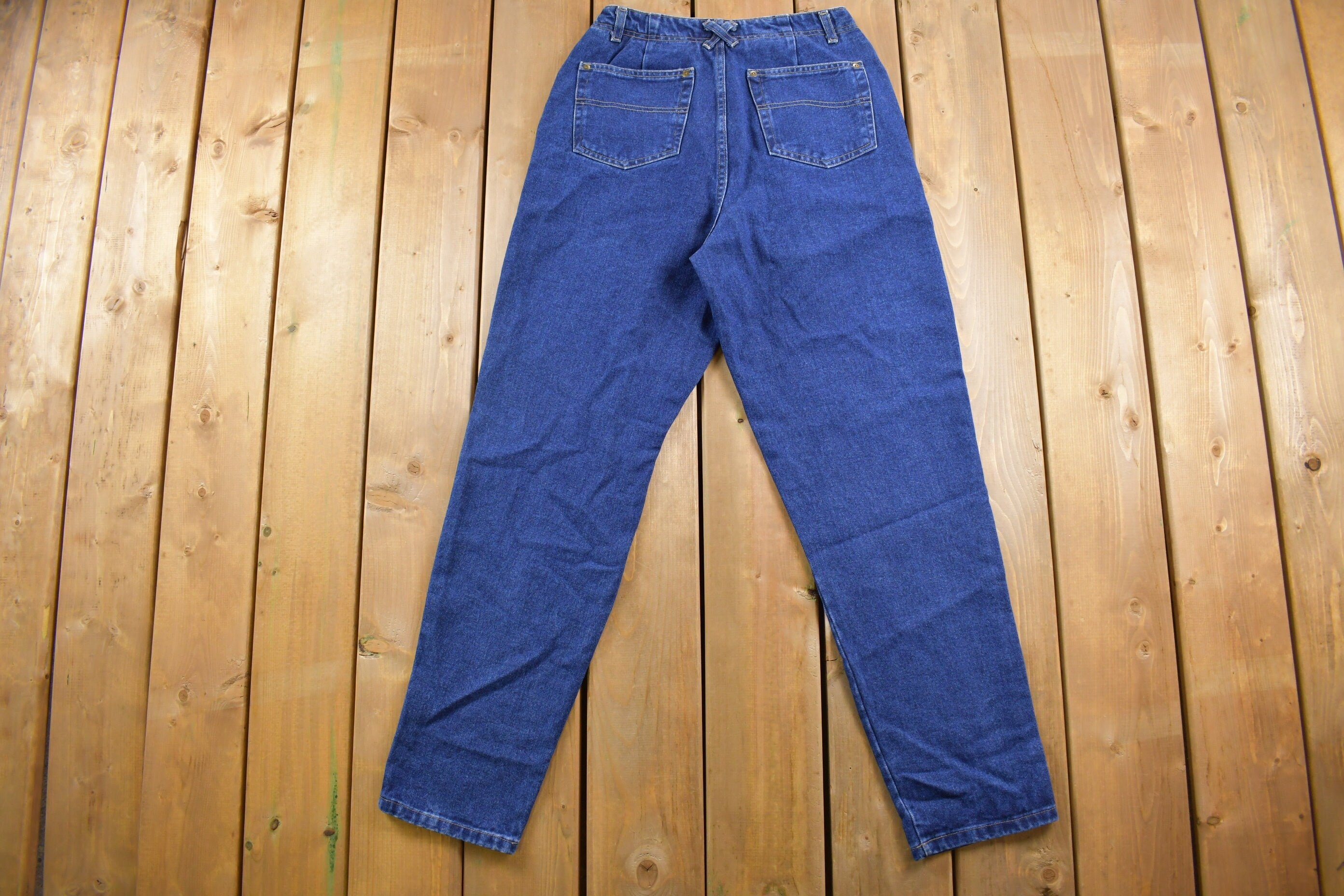 Vintage 1990s Christopher & Banks Dark Wash Denim Jeans Size 26 x 31