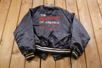 Vintage 1980s Chevrolet Pro Fit Satin Bomber Jacket