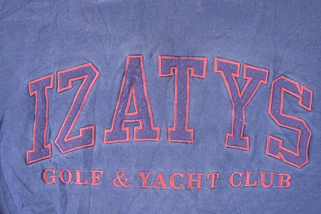 Vintage 1990s IZATYS Golf And Country Club Crewneck Sweatshirt Men's L