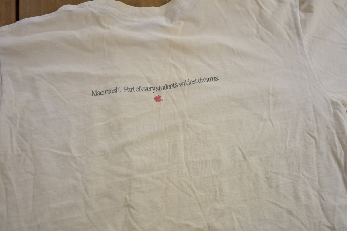 Vintage 1989 Bongo's Dream Dorm Mattt Groening Apple Graphic T-Shirt