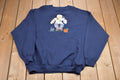 Vintage 1990s Happy Scarecrow Crewneck Sweatshirt
