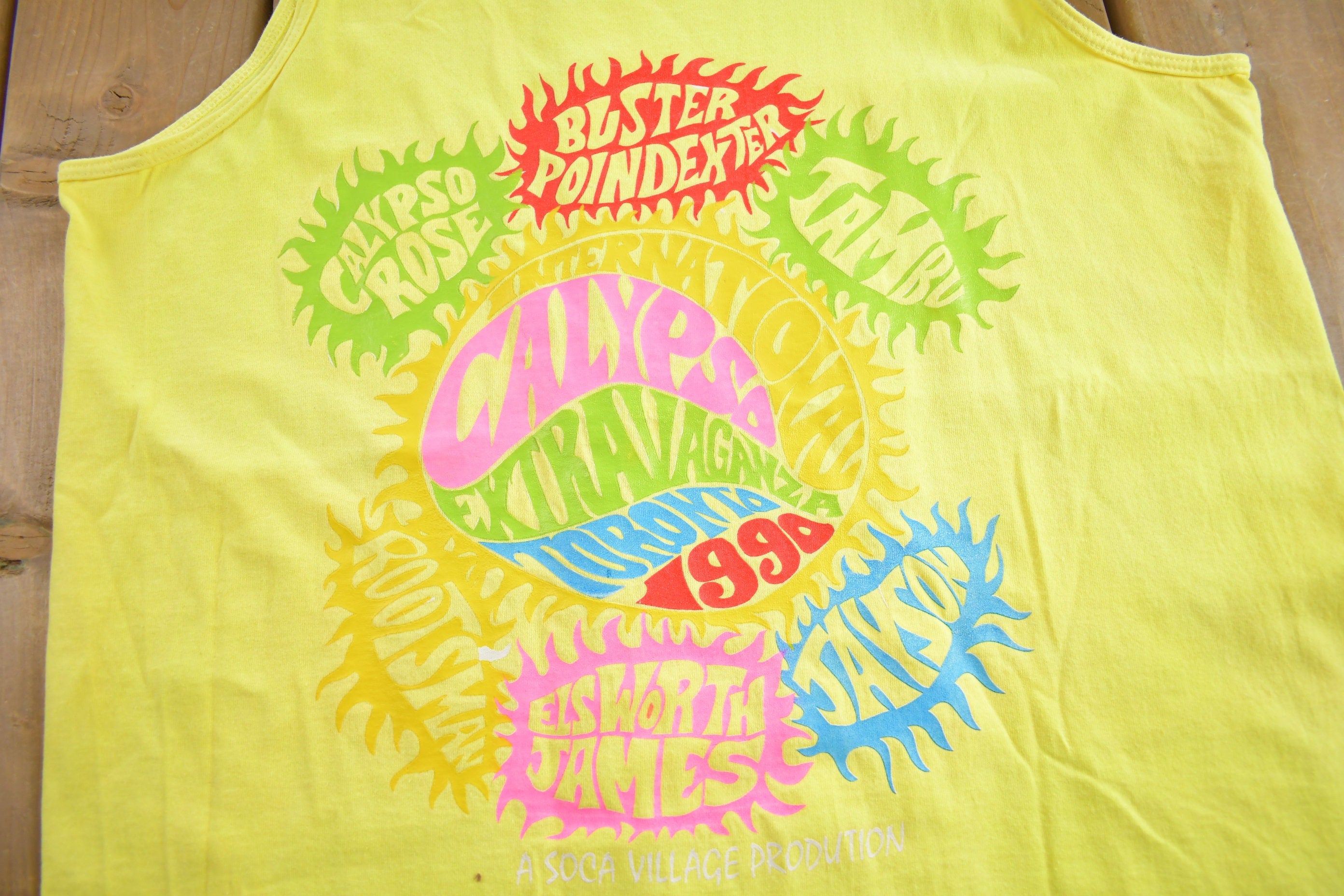 Vintage 1990 Calypso Extravaganza Toronto Tank Top Shirt