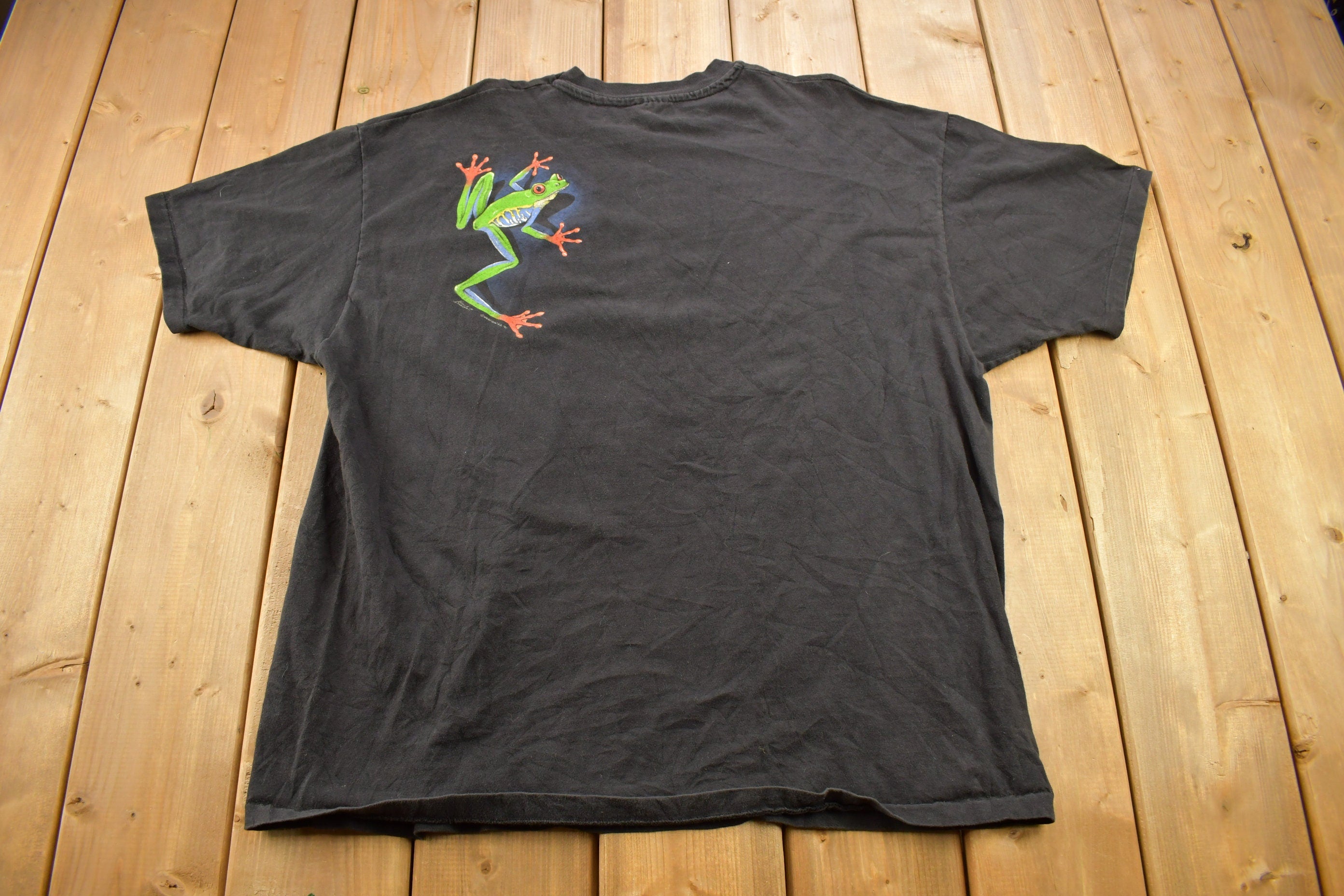 Vintage 1991 Treefrog Theme Graphic T-Shirt