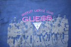 Vintage 1990s Guess University Lacrosse Squad Embroidered Crewneck Sweatshirt