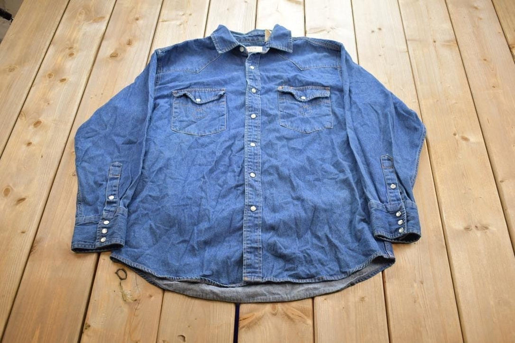 Vintage 1970s Big Mac Work Wear Jean Long Sleeve