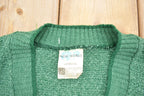 Vintage 1970s New World Acrylic Cardigan Sweater