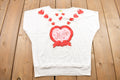 Vintage 1980s Women's Heart Graphic Shirt