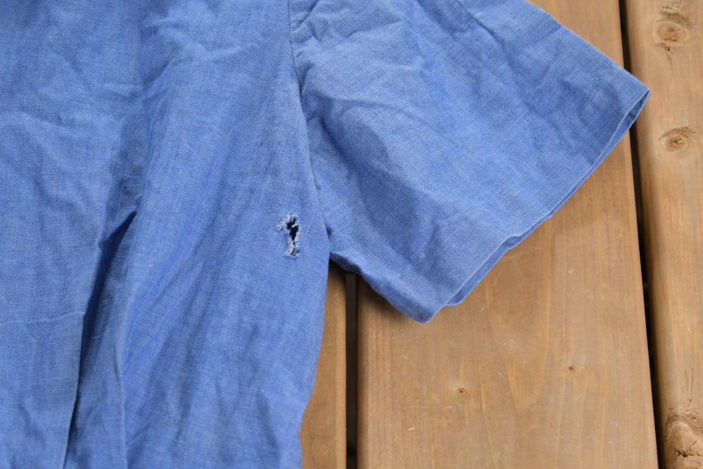 Vintage 1960s Pat Perkins Short Sleeve Shirt Dress