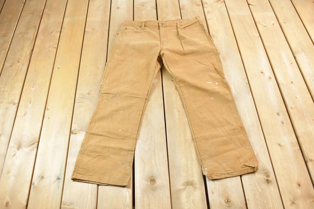 Vintage 2000s Dickie's Canvas Carpenter Pants Size 34 x 30