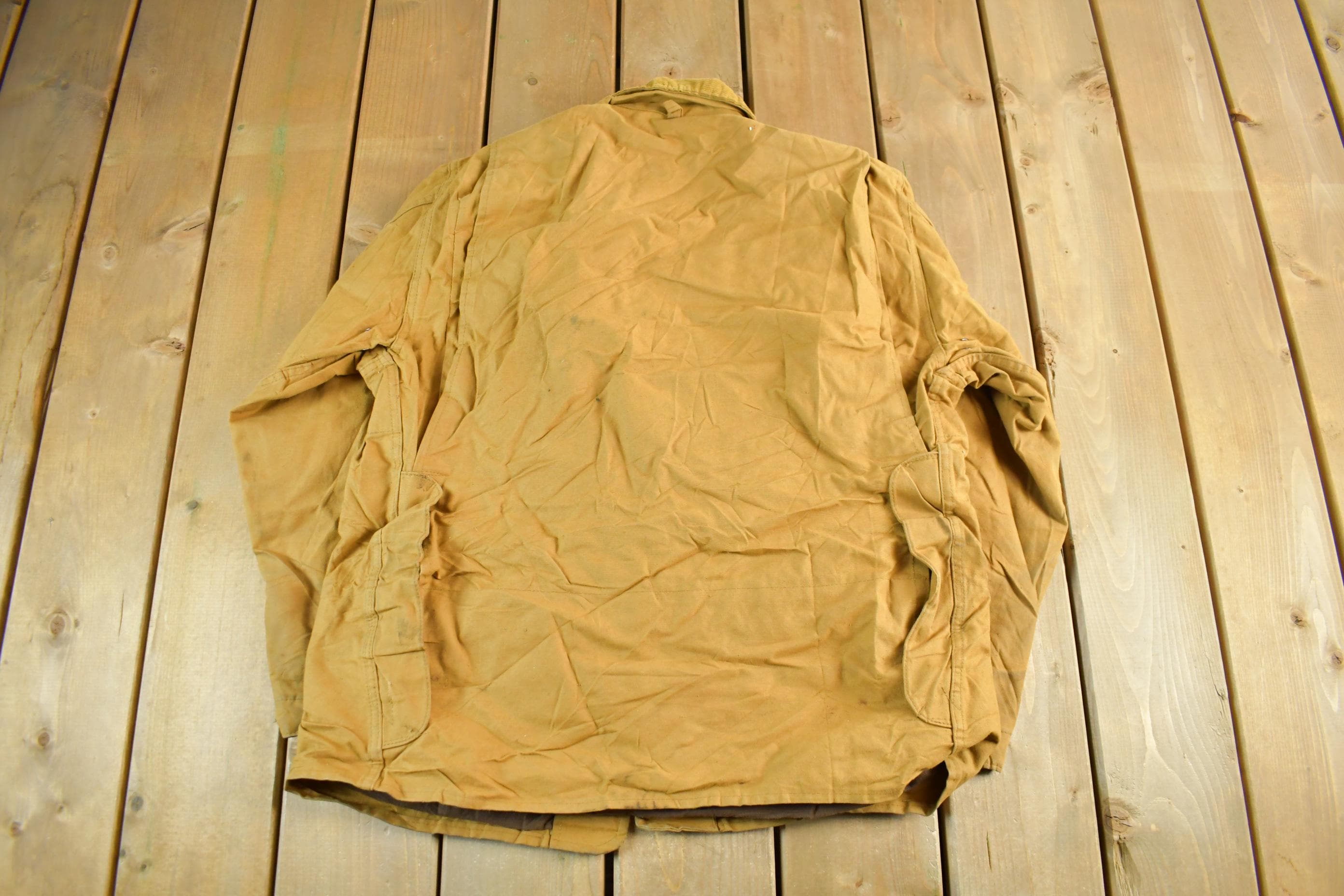 Vintage 1960s 1970s Red Head Hunting Jacket Men's Large