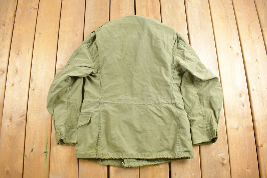 Vintage 1980s Military Army Field Jacket / Button Up Jacket / Army Green / Vintage Army / Streetwear Fashion / Army Jacket
