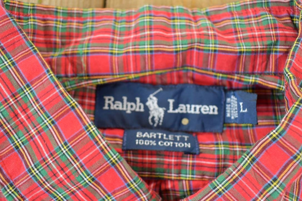 Vintage 1990s Ralph Lauren Plaid Button Up Shirt