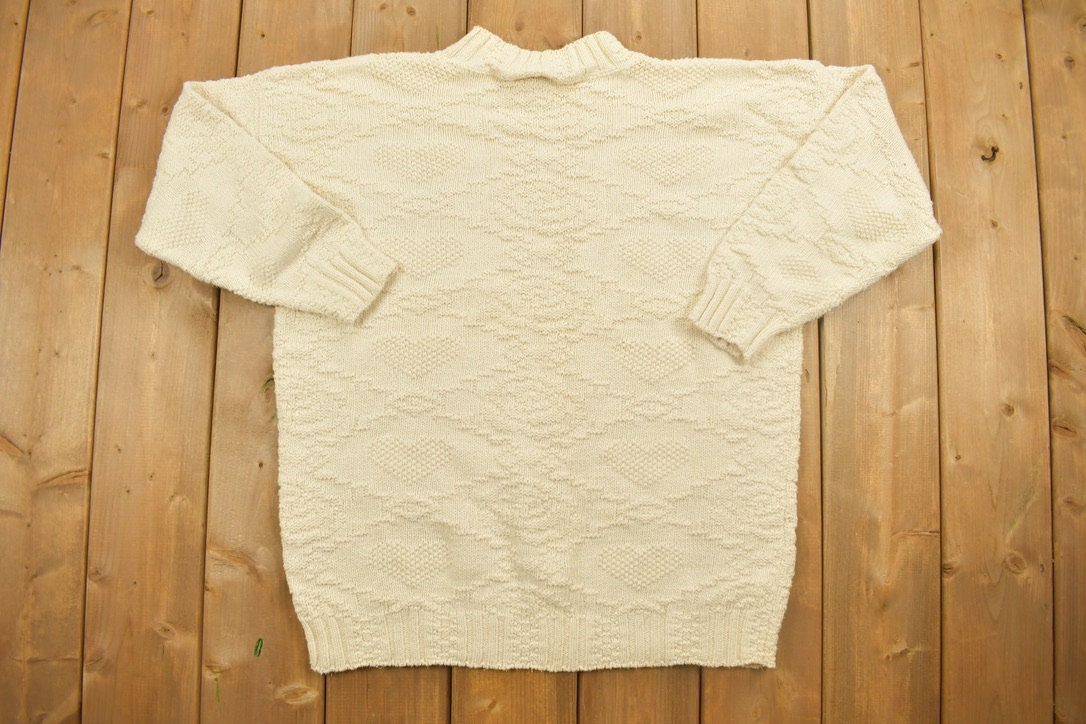 Vintage 1990s White Stag Knitted Crewneck Sweater