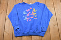 Vintage 1980s Florida Butterfly Crewneck Sweatshirt