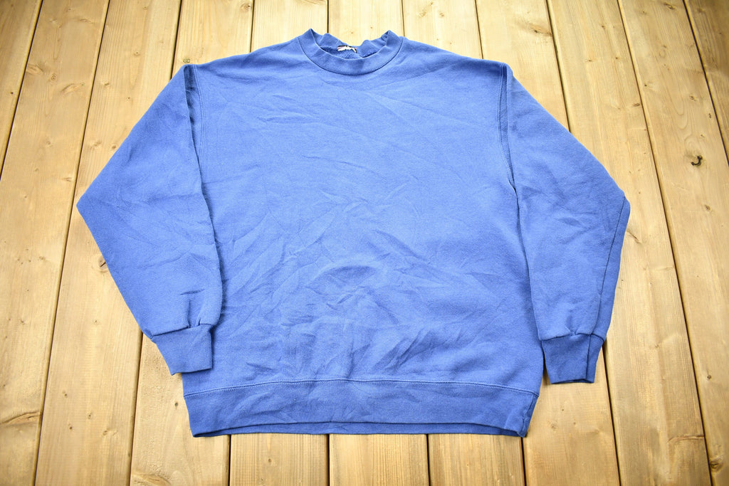 Vintage 1990s Blues Blank Mockneck Sweatshirt