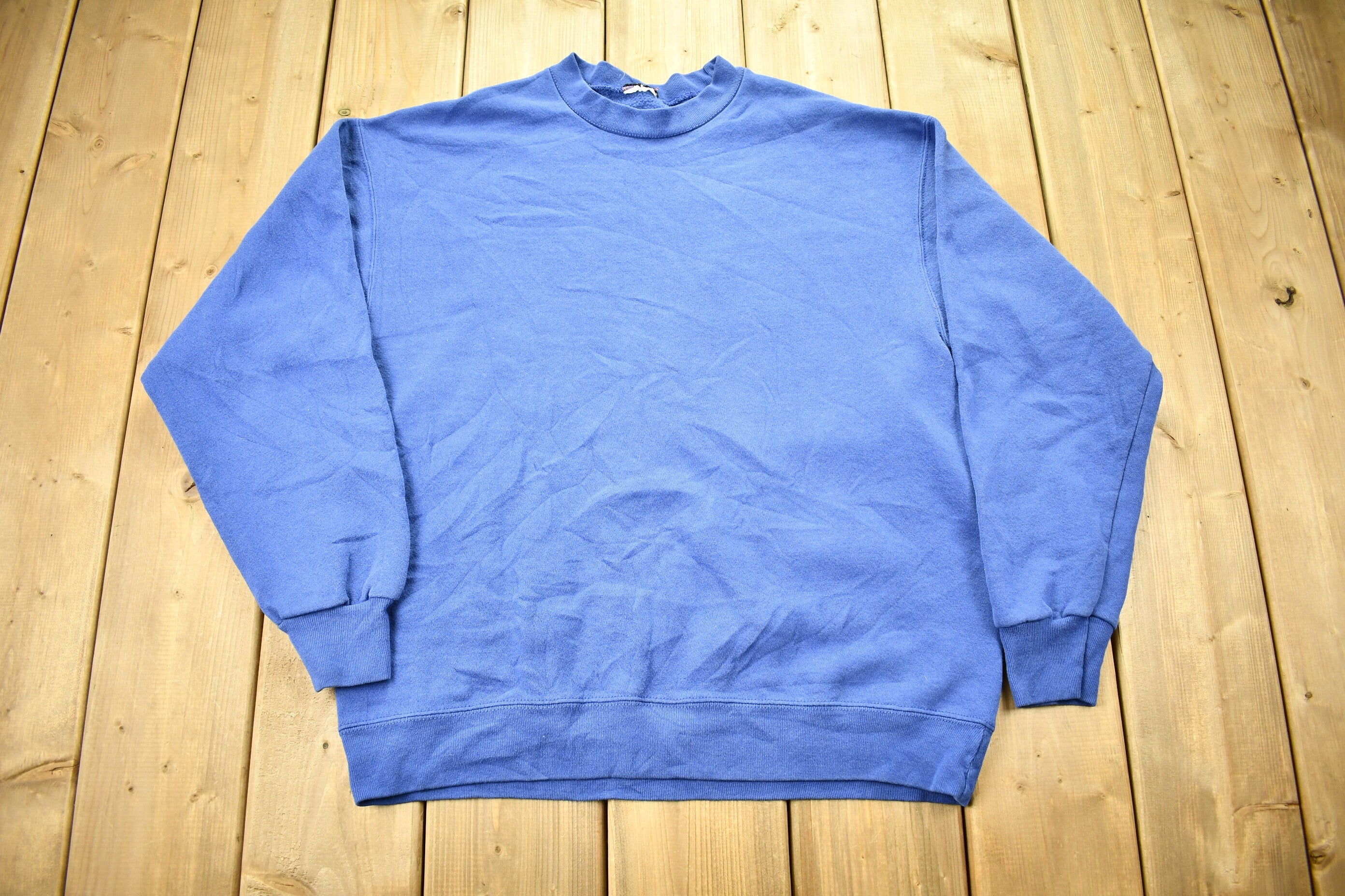 Vintage 1990s Blues Blank Mockneck Sweatshirt