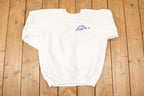 Vintage 1980s Hogs Breath Inn Seahorse Cartoon Graphic Print Crewneck Sweatshirt Mens L