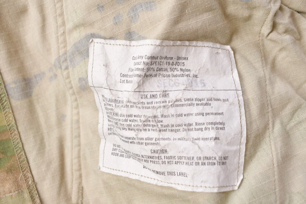 Vintage Military Button Up Shirt