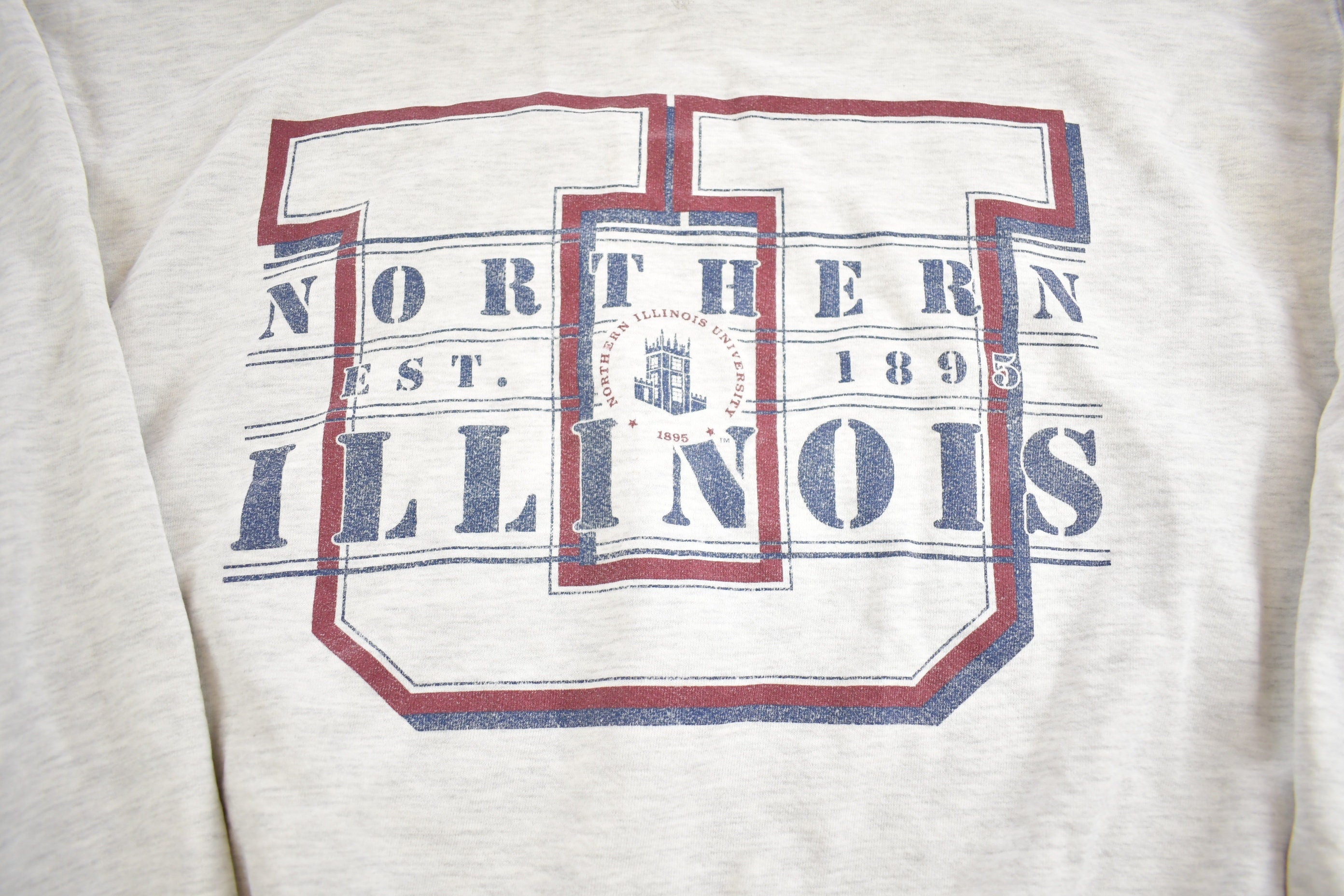Vintage 1990s University Of Northern Illinois Crewneck Made In USA