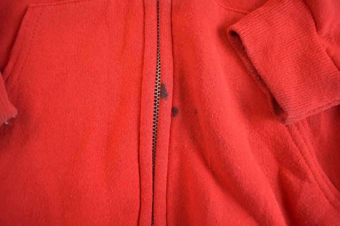 Vintage 1995 Kansas City Chiefs Zip Up Football Hoodie NFL Made In USA
