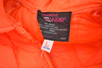 Vintage 1990s Warm Wear Japanese Fluorescent Orange Puffer Jacket
