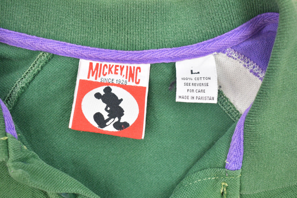 Vintage 1990s Mickey Mouse Disney Soccer Collared Shirt