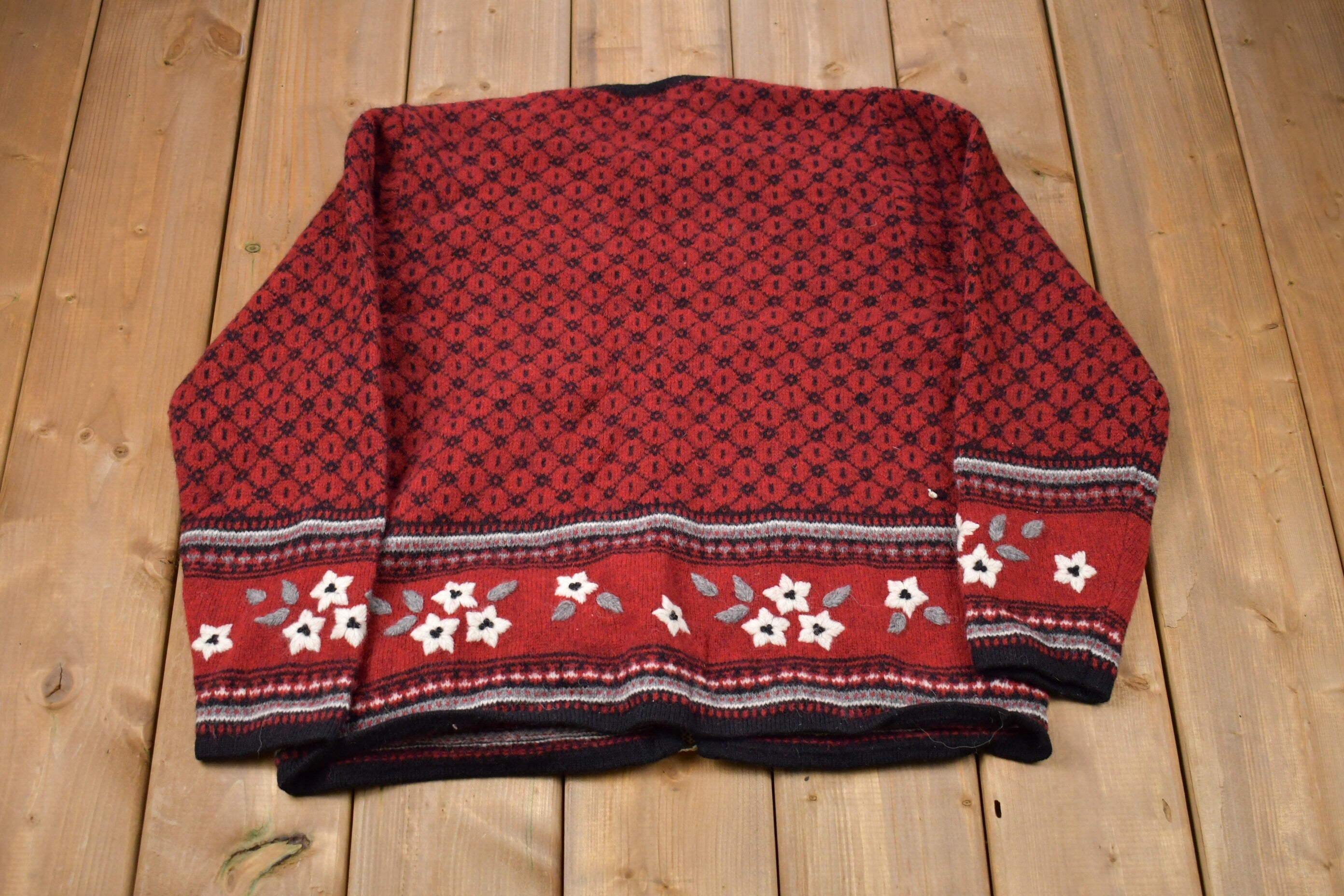 Vintage 1990s Woolrich Knitted Cardigan