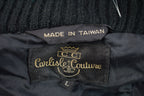 Vintage 1980s Carlisle Couture Knit Shawl Cardigan Jacket